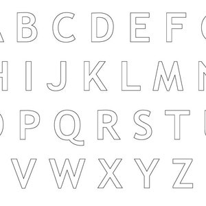 Printable Letters and Alphabet PDF 27 Pages With Each Letter and One ...