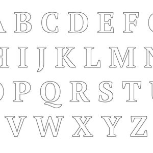 Letras y abecedario imprimibles PDF 27 páginas con cada letra y una con todas las letras