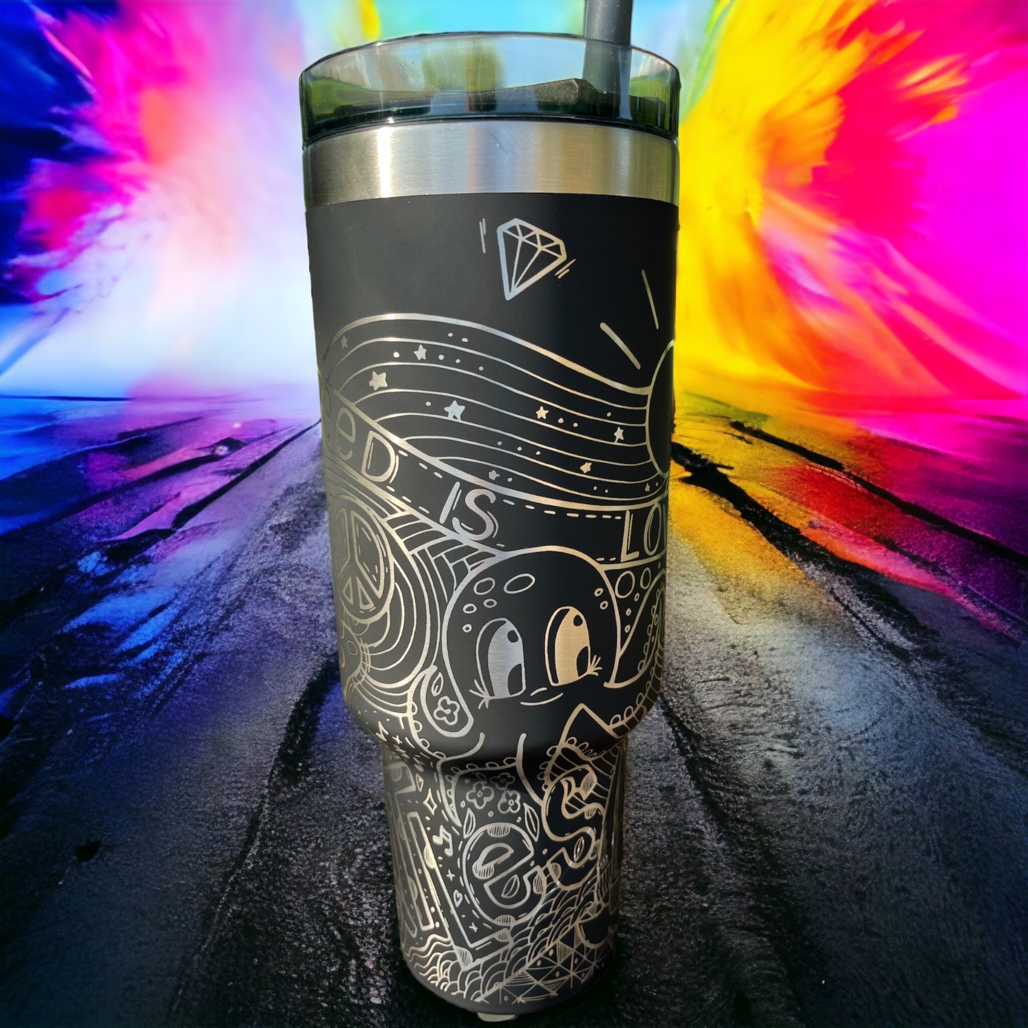 The Beatles Engraved Stanley Tumbler: Hand-drawn Songs Design - Etsy