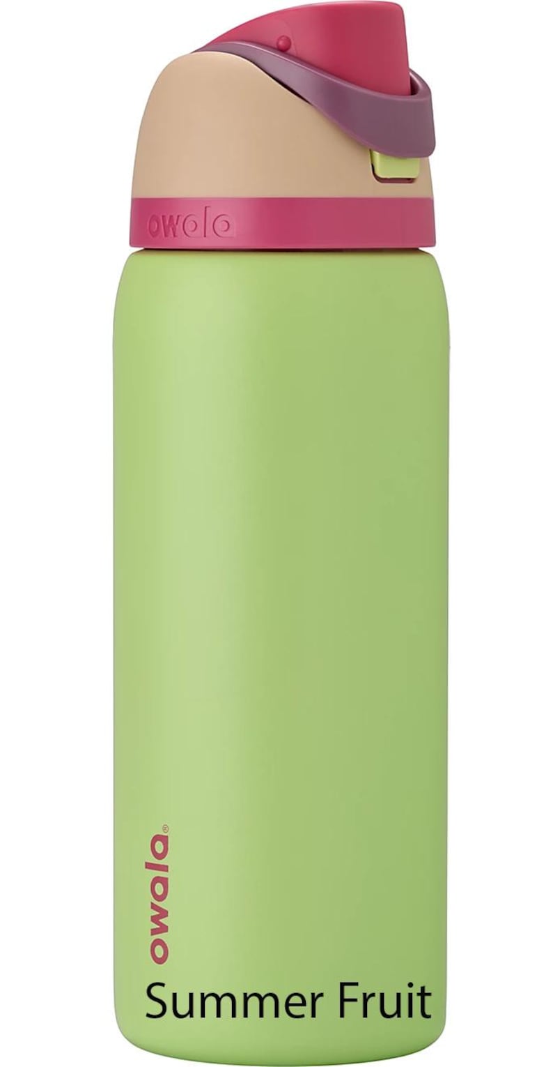Botella Owala encurtida grabada de 32 oz y 24 oz Un gran eneldo Summer fruit
