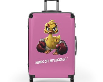 Designer Suitcase funny Duckling motive "Hands off my luggage !"