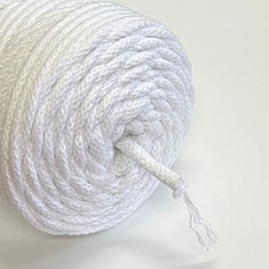 ColiNea Premium Cotton Cords, 100% Baumwollkordel, geflochten, 5mm, 200m, 16 Farben Bild 3