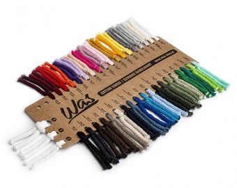Modèle de couleur WAS, carte de couleurs pour cordes en coton