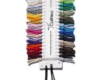 ColiNea color chart, color card for cotton strings
