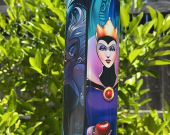 Villain bad girls, bad character tumbler, cute tumbler, trendy tumbler, spooky season, female villains, bad girls, sublimation, 20oz tumbler