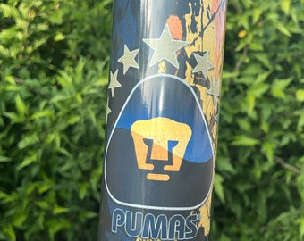 Pumas tumbler , Soccer, 20oz Tumbler, pumas mug, Father’s Day gift, gifts for him, pumas tumbler wrap, personalized tumbler, custom tumbler