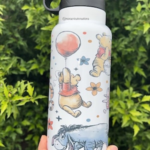Winnie the Pooh Cup, Pooh water bottle , Spring, Tigger Cup, Pooh gift, Winnie the Pooh, 32oz tumbler, sublimation tumbler, water bottle