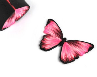 Papillon de nuit en argile polymère L, M, S taille, canne brute et non cuite, canne fimo Premo O37