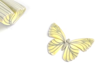 Butterfly Moth Argilla polimerica Canna L, M, S taglia, canna grezza e non cotta, canna Premo Fimo O40