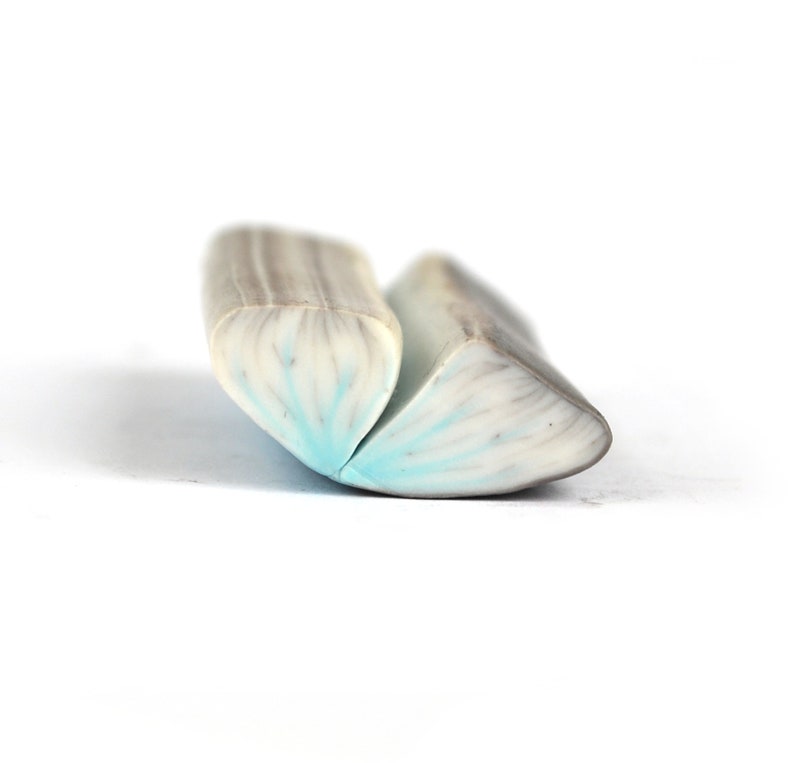 Papillons de nuit en pâte polymère L, M, S taille, canne brute et non cuite, canne fimo Premo O39 image 2