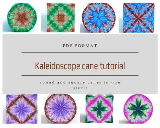 Colorful Kaleidoscope Cane Tutorial
