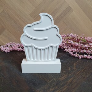 Einschieber Cupcake mit Teelichthalter oder kleinem Halter aus Raysin gegossen Bild 2