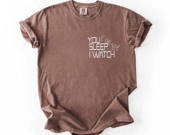 You Sleep I Watch Quote Vintage T-Shirt, Project Hail Mary Rocky Inspired Sci Fi Shirt, Grumpy Rocky Tee, Bookish Comfort Colors Gift