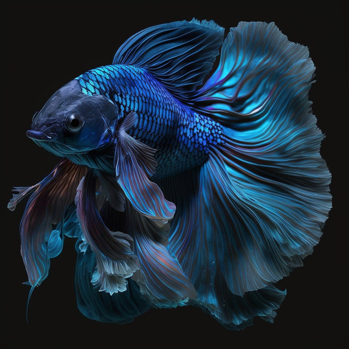 Beta Fish 2 - Etsy