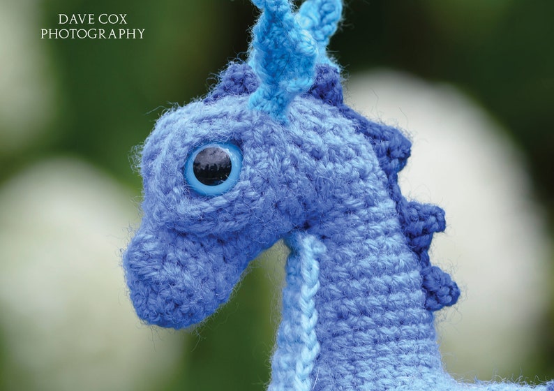 Crochet Ryu Ryu the Blue Sea Dragon Crochet Pattern PDF (UK Terminology) - Etsy