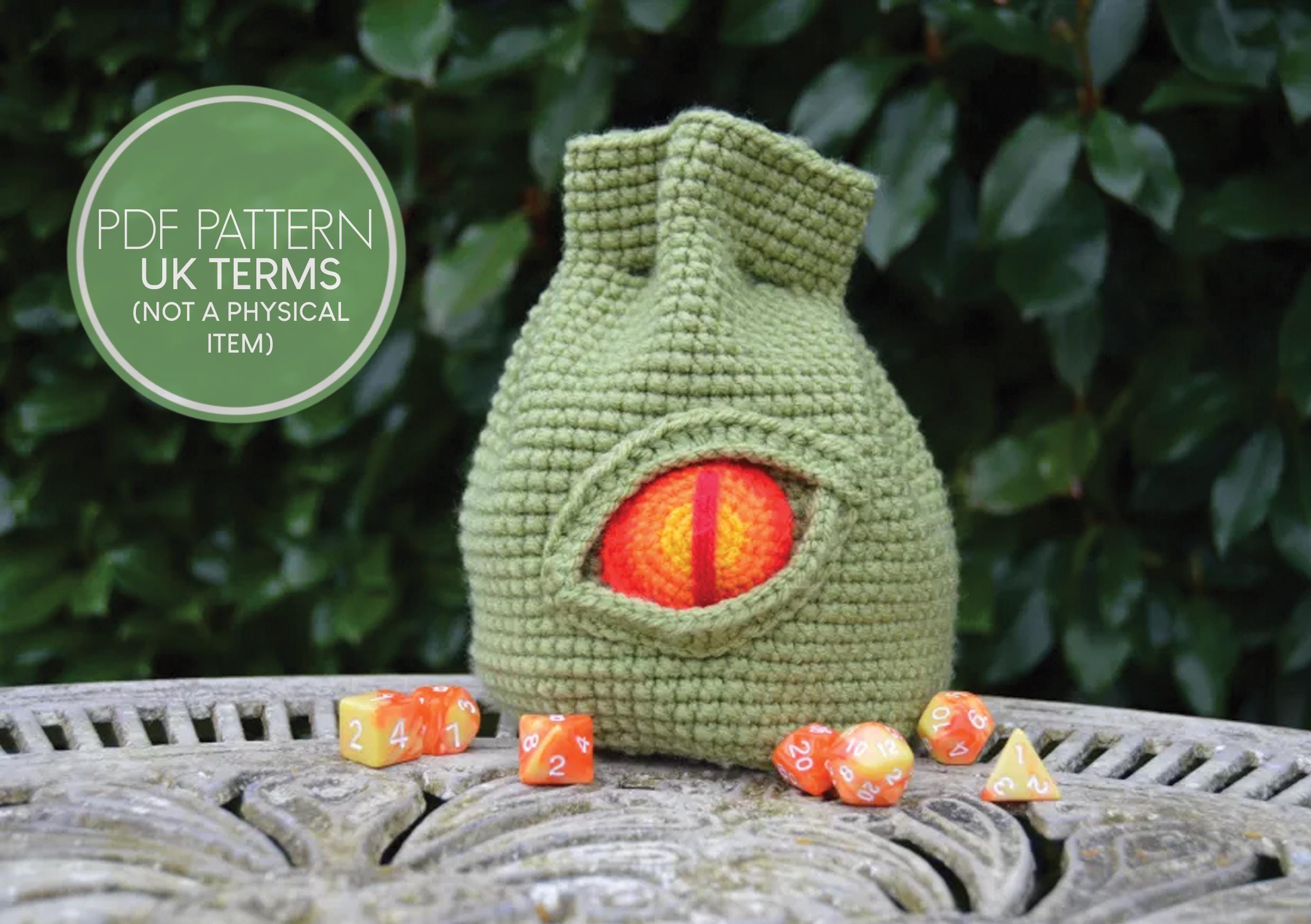Dice Bag Crochet Pattern