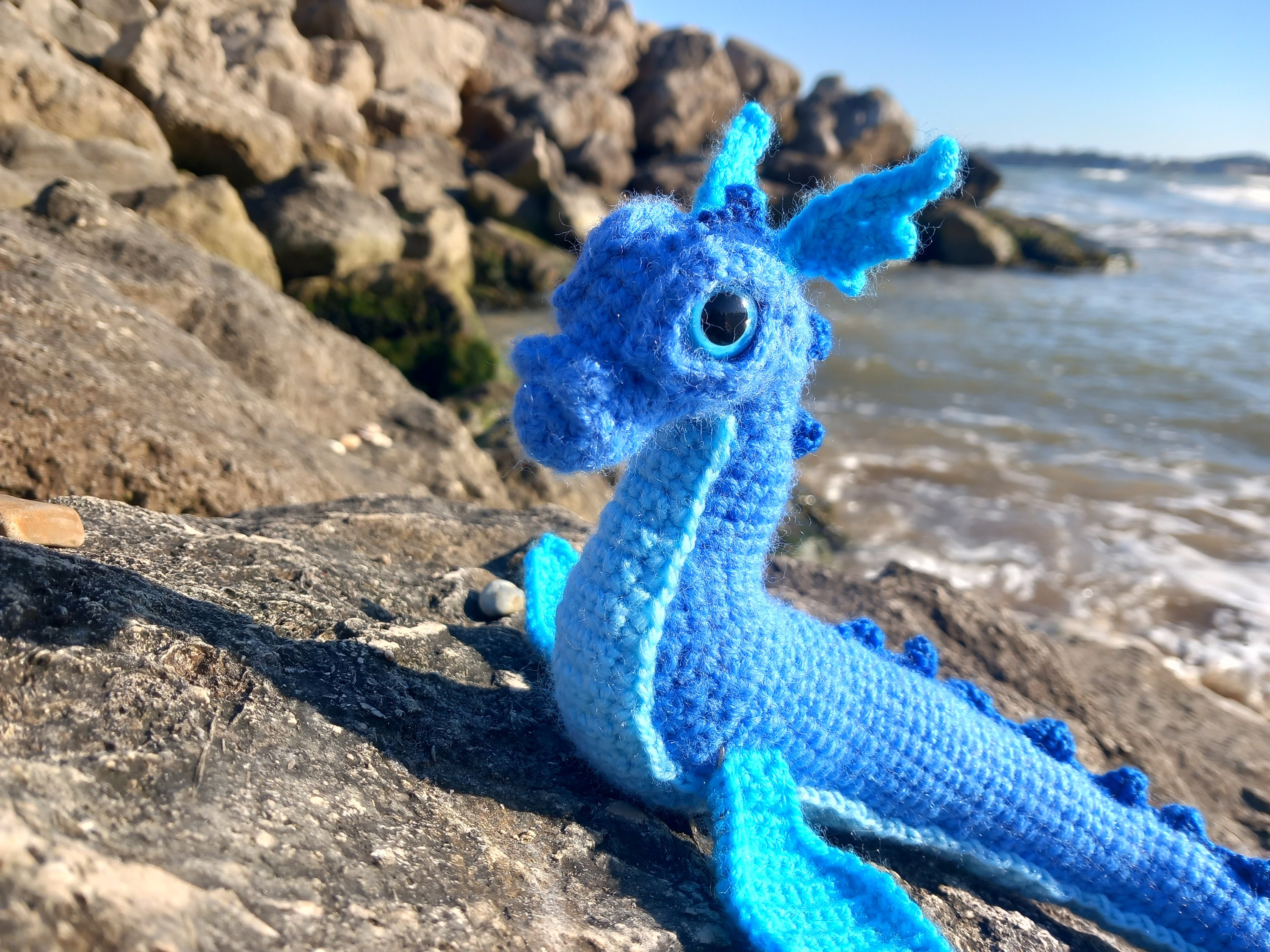 Crochet Ryu Ryu the Blue Sea Dragon Crochet Pattern PDF (UK Terminology) - Etsy