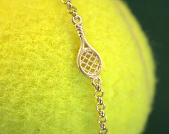 Tennis Racket Bracelet, Tennis Racquet Jewelry,  Tennis Gifts, Tennis Jewelry, Sport Jewelry, Tennis Player, Tennis Coach, Tennis Partner