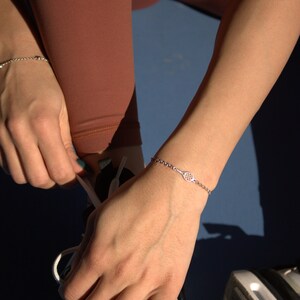 2Pcs Tennis Silver Bracelet And Necklace Plated Platinum Diamond Delicate Adjustable Slider Bracelet Necklace Delicate Silver Necklace Choker Sparkle Jew