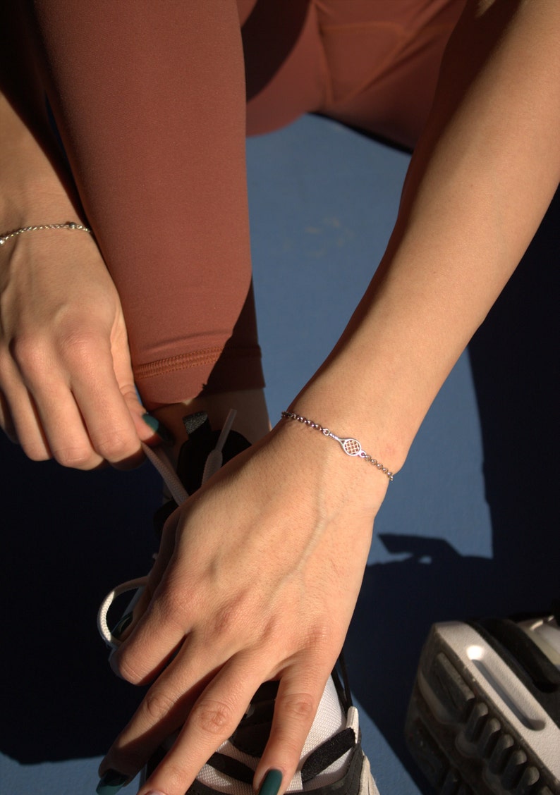 2Pcs Tennis Silver Bracelet And Necklace Plated Platinum Diamond Delicate Adjustable Slider Bracelet Necklace Delicate Silver Necklace Choker Sparkle Jew