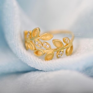 925 Sterling Solid Silver 2x4mm Leaf Design Blank Bezel with Zircon Setted Ring, Good for Resin & Ashes Breastmilk DIY Work, Keepsake Ring