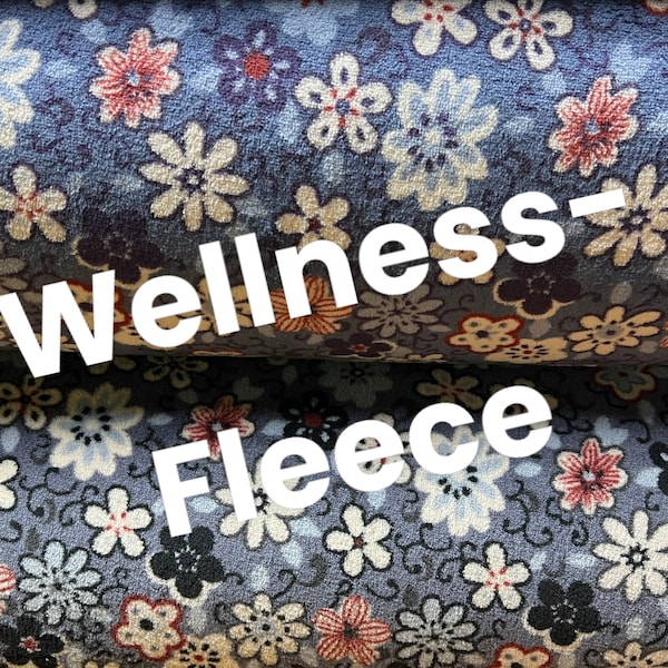 Wellness-Fleece mit Blumen