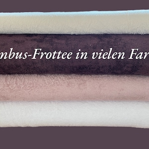 Bamboo terry cloth in many colors