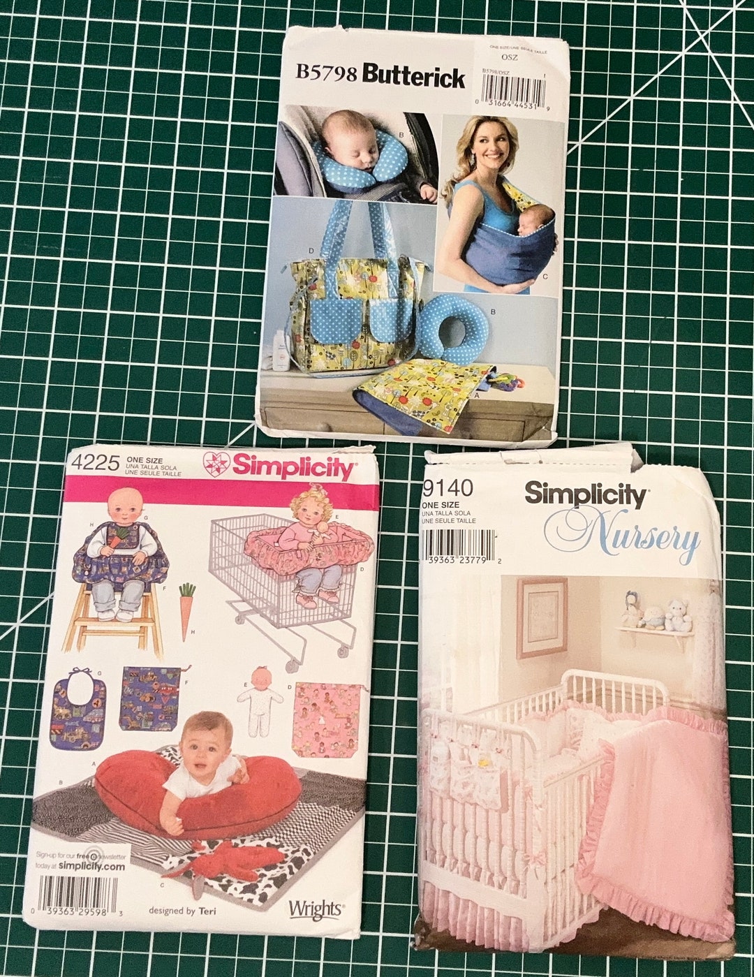 Baby Nursery Sewing Pattern Bundle, Nursery Pattern, Shopping Cart