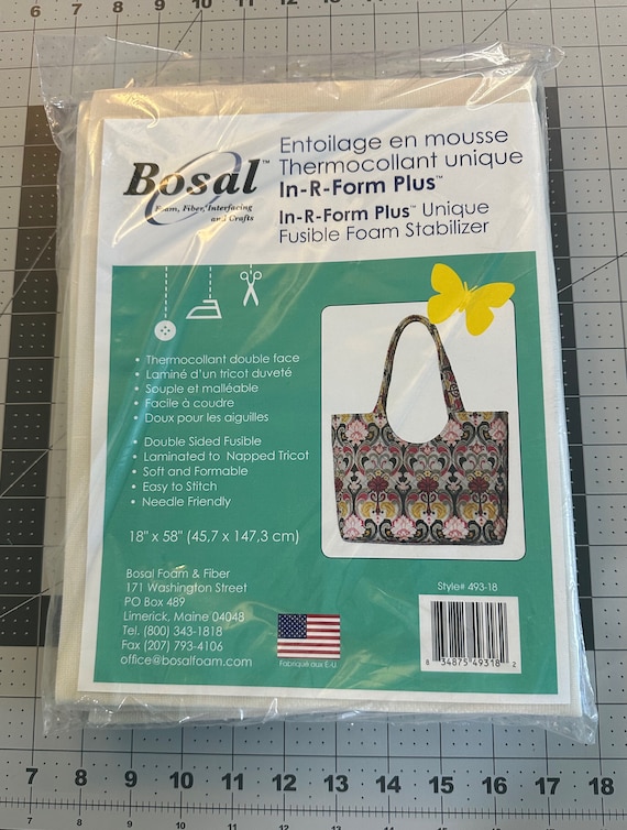 Bosal In-r-form Plus Fusible Foam Stabilizer, 18x58 Double Sided