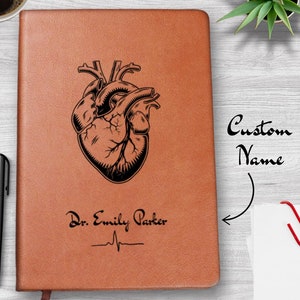 Gift for Cardiologist, Cardiologist Gifts, Anatomical Heart Journal, Cardiologist Gift, Heart Doctor Gifts, Cardiologist Decor Heart Surgeon