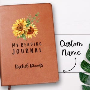 Perfect Gift For Book Lovers, Personalized Reading Journal, Books Log Diary Notebook, Avid Reader Booktok, Bibliophilia bookworm Gifts
