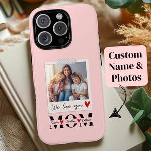 Personalized Mom Phone Case, Mothers Day Gift, Birthday Gift for Mom, Mum Gift from Daughter Mom Gift from Son Best Mom Ever, Christmas Gift