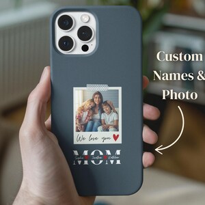 Personalized Mom Phone Case, Mothers Day Gift, Birthday Gift for Mom, Mum Gift from Daughter Mom Gift from Son Best Mom Ever, Christmas Gift