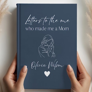Diario de bebé personalizado, libro de recuerdos personalizado, regalo para hija, regalo para el Día de la Madre, regalo para mamá primeriza, regalo para baby shower.