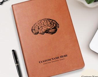 Personalized Neurologist Gift - Custom Journal, Neuro Nurse Gift, Neurology Graduation Gift, Anatomy Brain Journal, Neuroscience Graduation