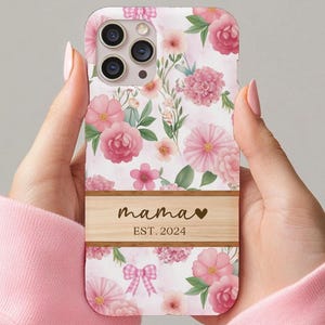 Phone Case for Mom, Mama Phone Case, Personalized Phone Case, Expectant Mom Gift, First Time Mom Gift, Mom Gift From Kids, Mom Gift Birthday