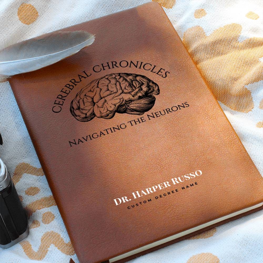 Personalized Neurologist Gift - Custom Journal, Neuro Nurse Gift, Neurology Graduation Gift, Anatomy Brain Journal, Neuroscience Graduation