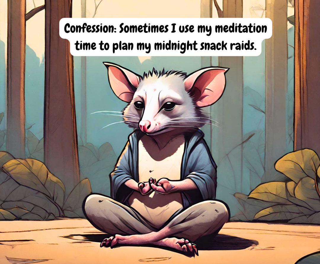 2025 Calendar, Home Office Wall Decor Stationery,possum Lover Gift
