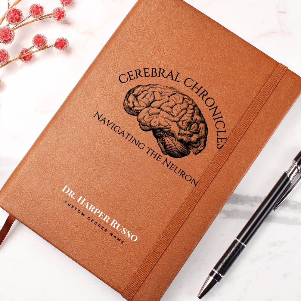 Personalized Neurologist Gift - Custom Journal, Neuro Nurse Gift, Neurology Graduation Gift, Anatomy Brain Journal, Neuroscience Graduation