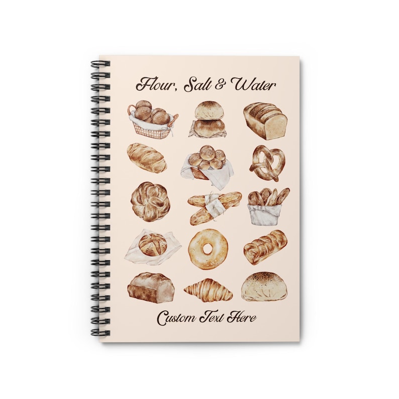 Cornbread Notebook Bread Baker Journal, Bread Chart Journal, Baking Gift for Foodie ...