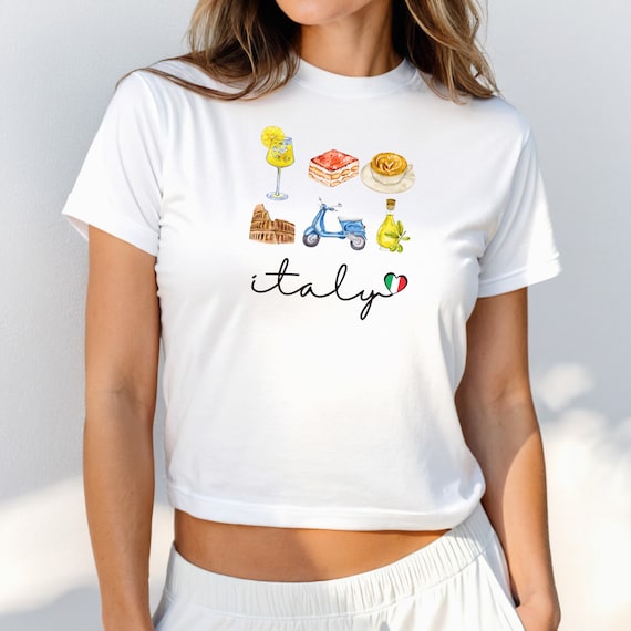 The Honeymoon Collection: Vintage Italian Yellow Crop Top The Honeymoon Collection: Vintage Italian Yellow Crop Top