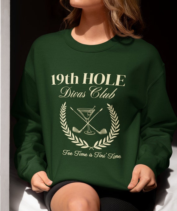 19th Hole Divas Club Shirt, Tee Time Sweatshirt Golf Wife 19th Hole Divas Club Shirt, Tee Time Sweatshirt Golf Wife