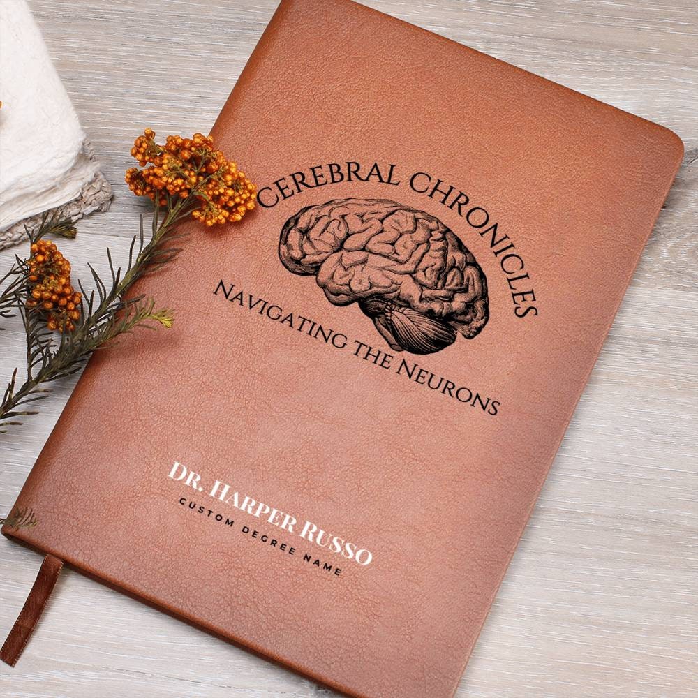 Personalized Neurologist Gift - Custom Journal, Neuro Nurse Gift, Neurology Graduation Gift, Anatomy Brain Journal, Neuroscience Graduation