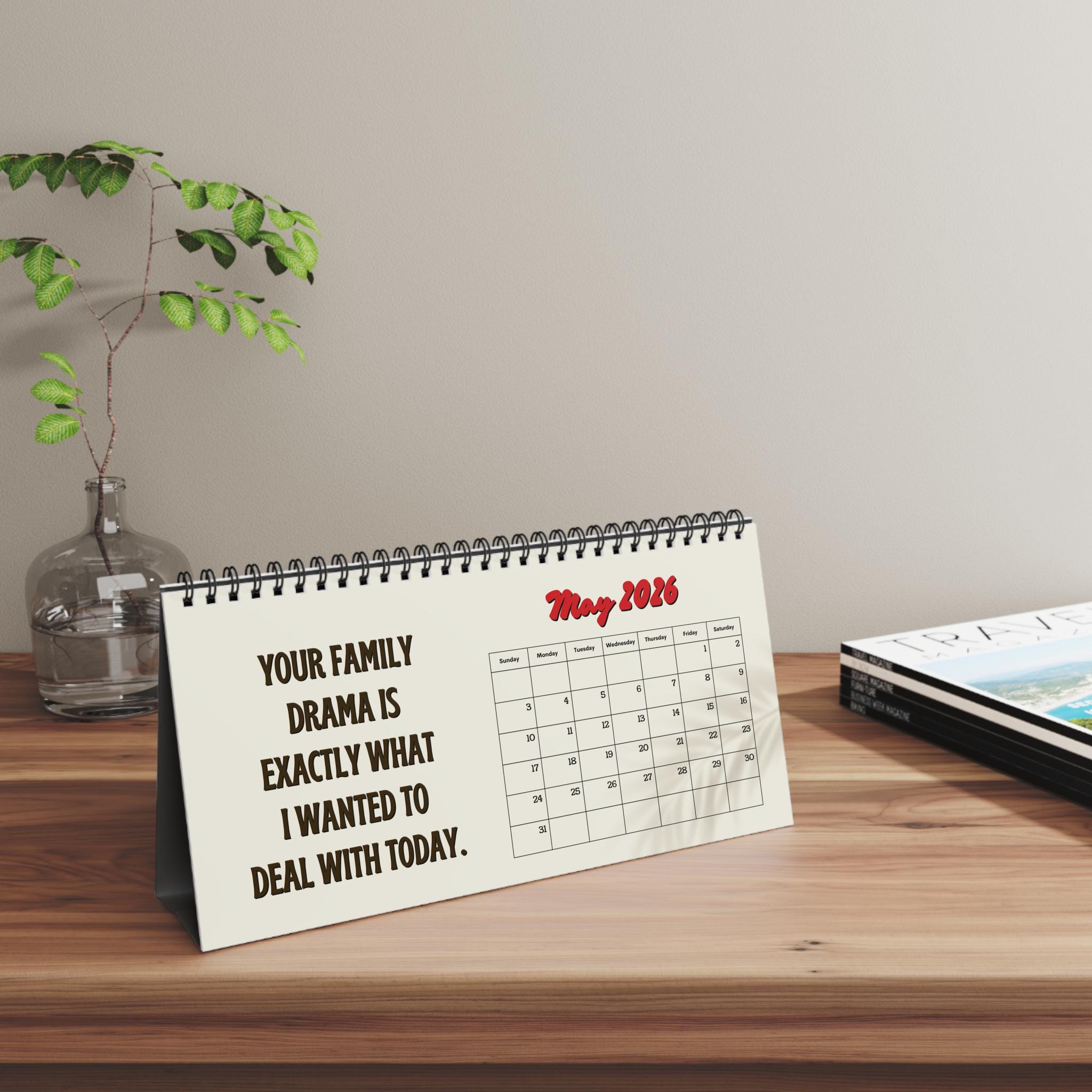 Swearing Rant 2026 Funny Nurse Swear Rant Desk Calendar, White Elephant Gag Gift for ...