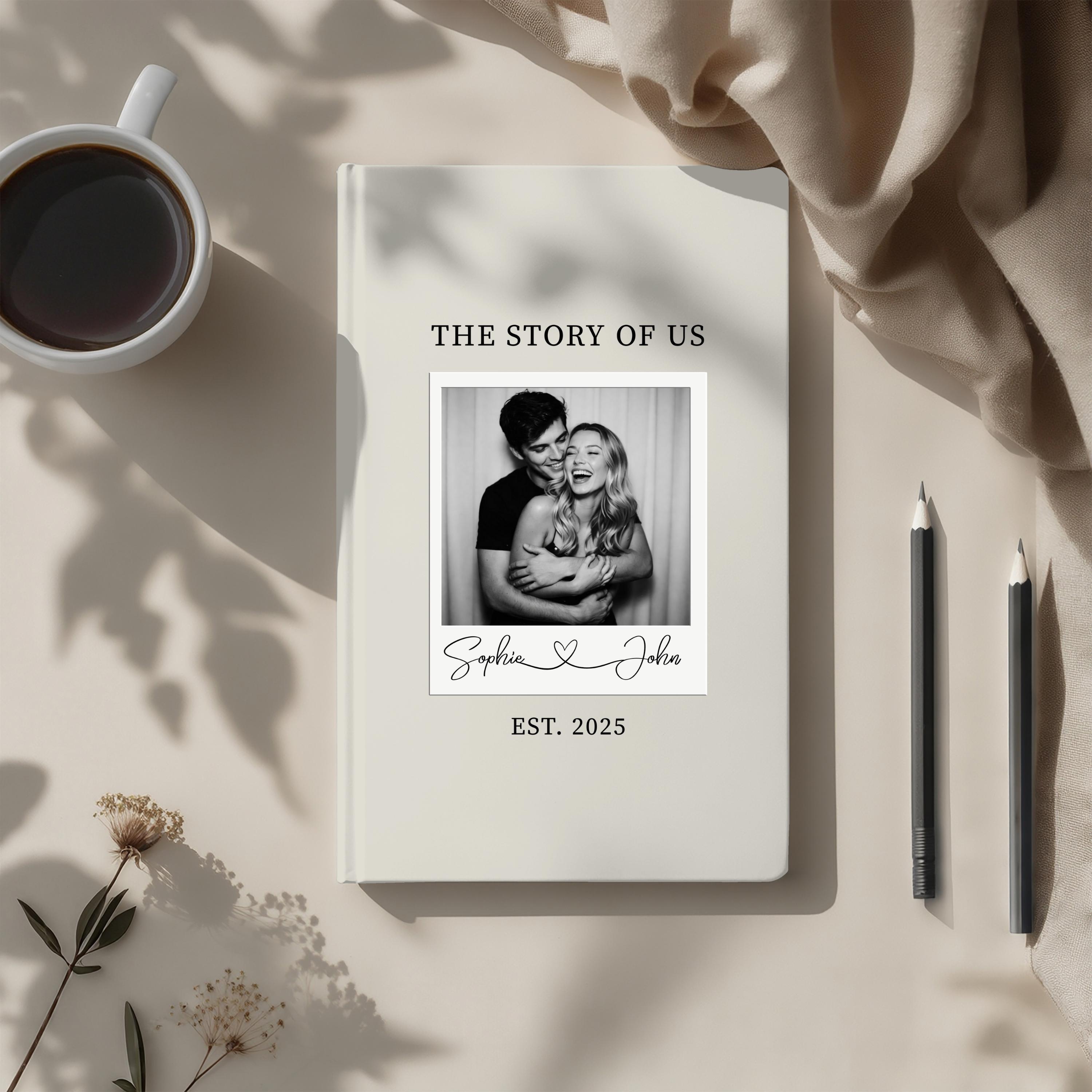 Personalized Photo Notebook,custom Picture Book, 1st Anniversary Gift ...