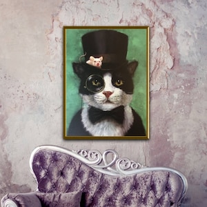 Custom Pet Portrait,Pet Portrait,King Cat Portrait,Custom Cat Art From Photo,Regal Cat Portrait,Pet Portrait Royal,Cool Pet Portrait