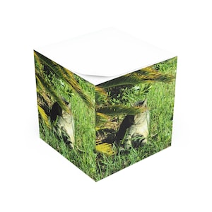 Custom Stationery, Photo (Sticky) Note Cube -  for Home, Office, or Gift, all occasions,  Holiday