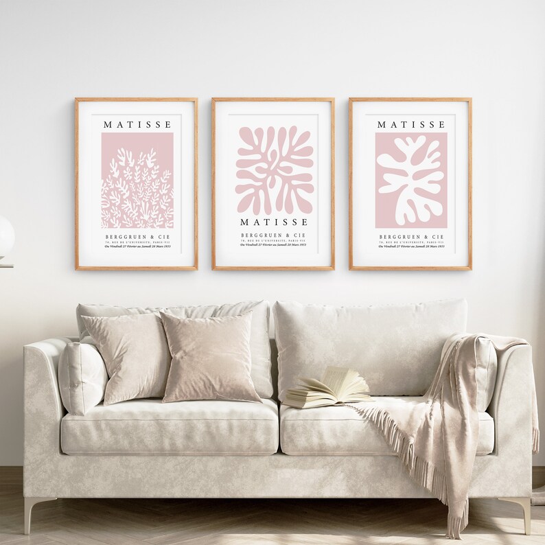 Set of 3 Matisse Posters, Home Wall Art, Prints Henri Matisse, Home ...