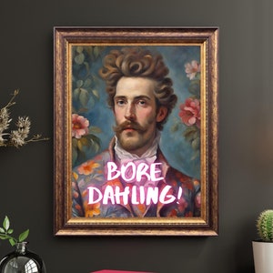 BORE DAHLING (3) Welsh Cymraeg Print