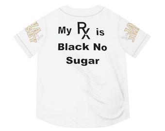 Java Jersey My Perception is Black No Sugar Men's Baseball Jersey coffee tee-shirts